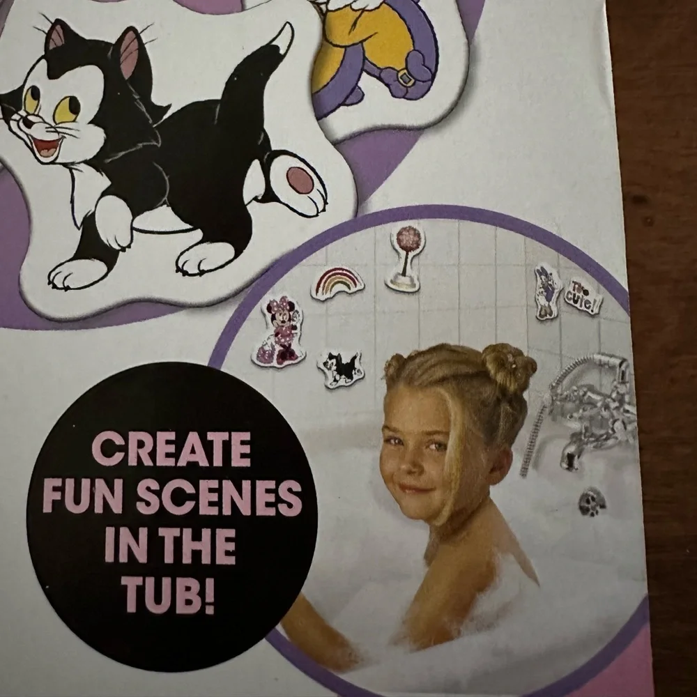 🌵 3/$15 Disney Minnie Mouse bath 6 foam pieces play activity (see description)